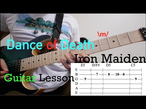 Iron Maiden - Dance Of Death (intro - Both Guitars At The Same Time)
