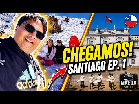 🇨🇱 Ep.01: Cheguei a Santiago! Troca da Guarda, Plaza de Armas e Catedral