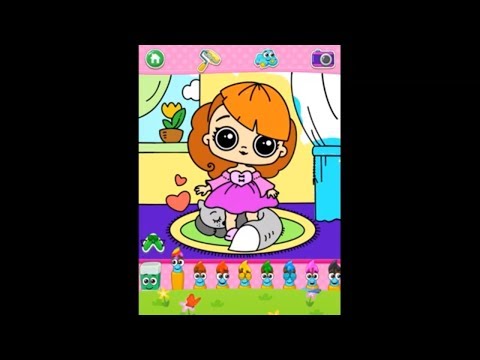 Coloring dolls Video