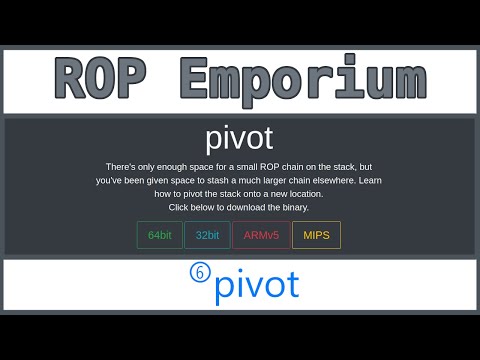 7 - ROP Emporium Series - pivot