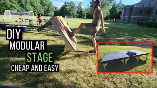 The best and cheapest modular stage build