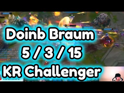 FPX Doinb Stream | Braum with Lucian ( VS Ezreal & Pyke ) | LOL Full Game | LOL KR Challenger