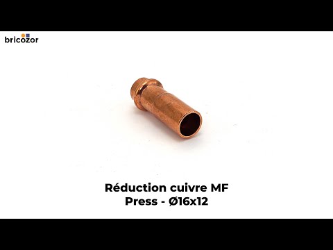 Réduction cuivre MF à sertir - différents diamètres - Press CONEX BANNINGER