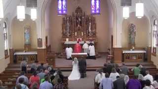 preview picture of video 'Dakota & Linsey: Rite of Marriage and Missa Cantata (Ember Saturday after Pentecost)'
