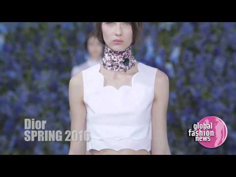 Christian Dior Spring / Summer 2016 Women's Trailer | Global Fashion News