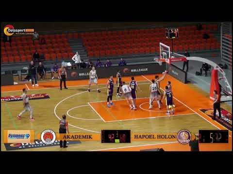 MATCH HIGHLIGHTS BC Akademik Plovdiv VS Hapoel Holon B C