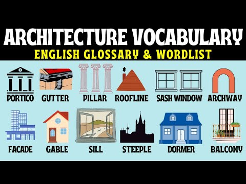 Unlocking Architectural Marvels | Essential English Vocabulary Words for Buildings! #learnenglish