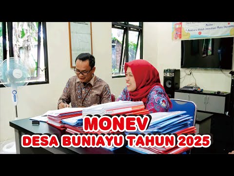 MONEV DESA BUNIAYU TAHUN 2025