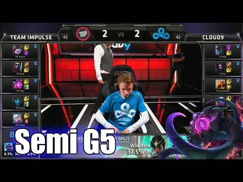 Team Impulse vs Cloud 9 | Game 5 Semi Finals S5 NA LCS Regional Qualifier for Worlds | TIP vs C9 G5