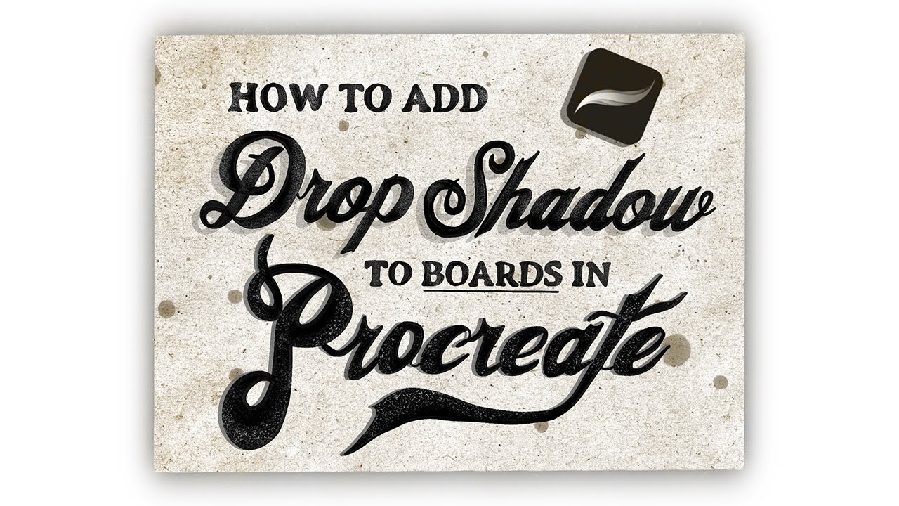 How To Give Your Artboard Drop Shadow In Procreate