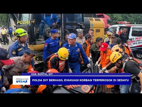 POLDA DIY BERHASIL EVAKUASI KORBAN TERPEROSOK DI SEDAYU