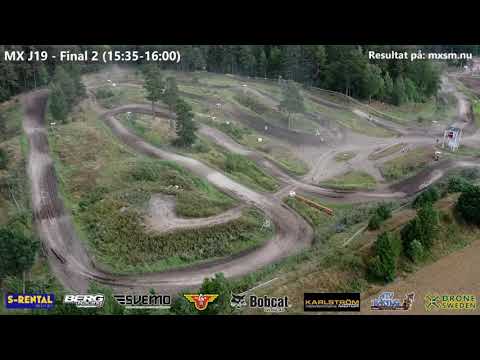 De första minuterna från finalen av USM MX2 J19 (motocross)