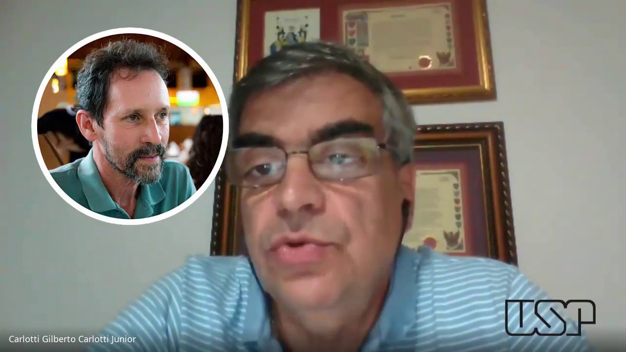 Conversa entre o Prof. Carlotti e o Prof. Raul Gonzales Lima desenvolvedor do respirador da USP.
