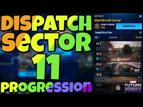 DISPATCH SECTOR 11 PROGRESSION | MARVEL FUTURE FIGHT