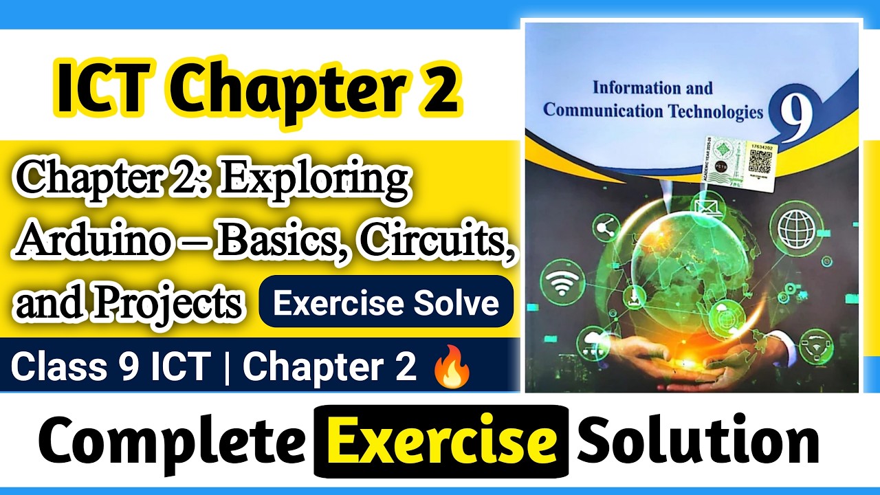 9 class ICT chapter 2 complete exercise solution | ict chapter 2 | tech group |  Study With Adnan