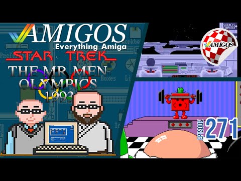 Star Trek  & Mr. Men Olympics Review |  Amigos: Everything Amiga Podcast 271 | Commodore Amiga