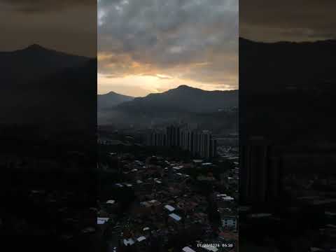 Sunrise over the mountains of Copacabana Antioquia Colombia 🇨🇴 🌅
