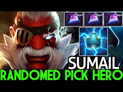 SUMAIL [Disruptor] Randomed Pick Hero Mid WTF Items Build Dota 2