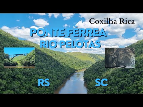 Uma trilha na Coxilha Rica - Ponte Torta - Est. Sargento Queiroz -Túnel e Divisa SC/RS - Rio Pelotas