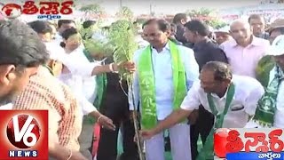 Forest Officials Negligence in Implementing Haritha Haram Scheme | Warangal | Teenmaar News - V6News
