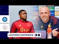 LIVE 20:00 | Persconferentie Alfred Schreuder & Steven Bergwijn | Napoli - Ajax