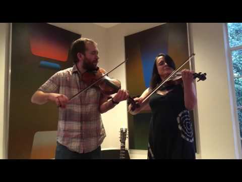 Sally Anne Johnson - Emily Miller and Jesse Milnes - twin oldtime fiddles