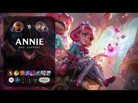 Annie Support vs Rell - KR Grandmaster Patch 13.15