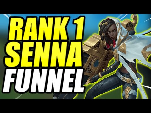 My entire team FUNNELED me... (I BECAME A SENNA GOD!)