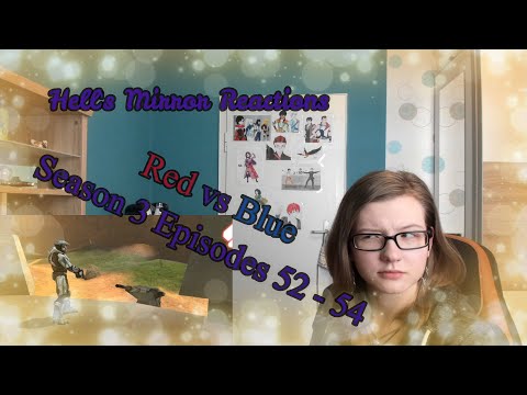 Red vs Blue Season 3 Episodes 52 - 54 -- HELL'S MIRROR REACTIONS