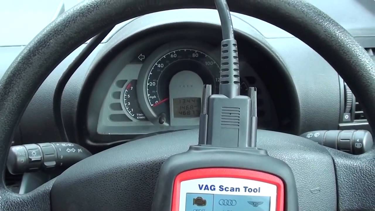 VW ABS Sensor diagnose change & reset with Autel VAG505 Diagnostic Tool