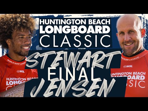 Kaniela Stewart vs Taylor Jensen | Huntington Beach Longboard Classic - Final - Heat Replay