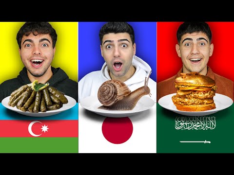 ÜLKELERİN EV YEMEKLERİNİ DENEDİK !