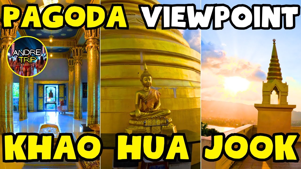 Experience an engaging virtual stroll through Wat Khao Hua Jook in this captivating video.