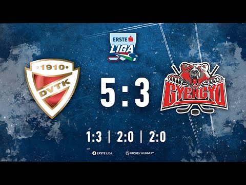 Gólösszefoglaló - EL 115 - DVTK Jegesmedvék - Gyergyói Hoki Klub 5:3 20211204