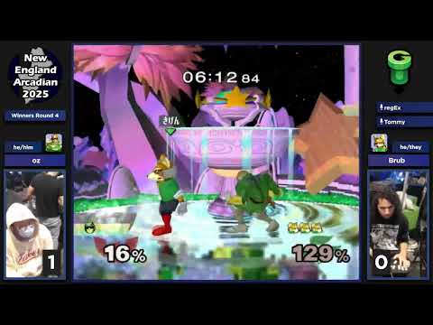 NE Melee Arcadian 2025 - oz (C. Falcon) vs. Brub (Fox) - SSBM WR4