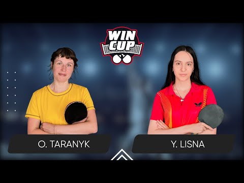 10:15 Olena Taranyk - Yaroslava Lisna 16.11.2024 WINCUP Women Professional. TABLE 2