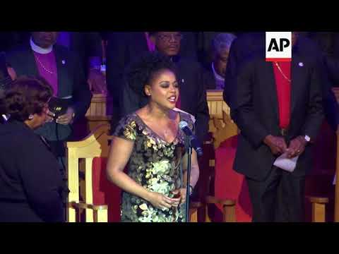 Commemoration of King's final speech looks to past, future