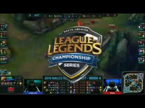 IMT vs TL Game 1 D1W4 NA LCS Summer Split 2016 | Immortals vs Team Liquid Day 1 Week 4