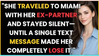"SHE TRAVELED TO MIAMI WITH HER EX-PARTNER AND STAYED SILENT—UNTIL A SINGLE TEXT MESSAGE MADE HER..