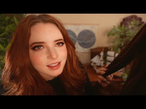 ASMR Valley Girl Sitting Behind You Plays With Your Hair