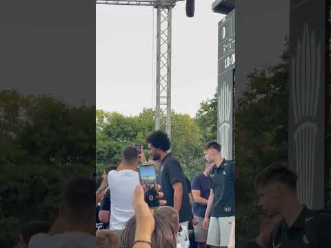 Jabari Parker prvi put pred navijačima Partizana! #kkp #kkpartizan #euroleague