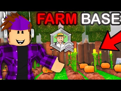 I Built the Perfect FARM BASE in 99 Nights in The Forest!