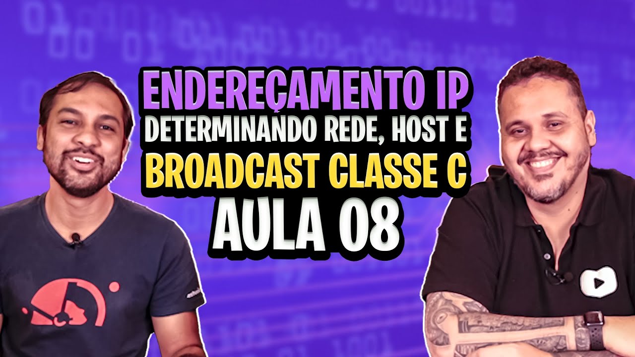 Endereçamento IP - Determinando Rede, Host e Broadcast Classe A - Aula 08
