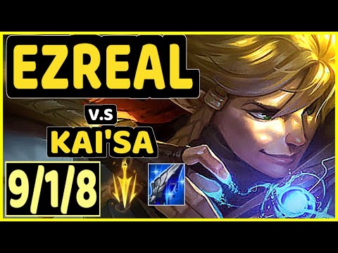 SNEAKY (EZREAL) vs KAI'SA - 9/1/8 KDA BOTTOM ADC CHALLENGER GAMEPLAY - NA