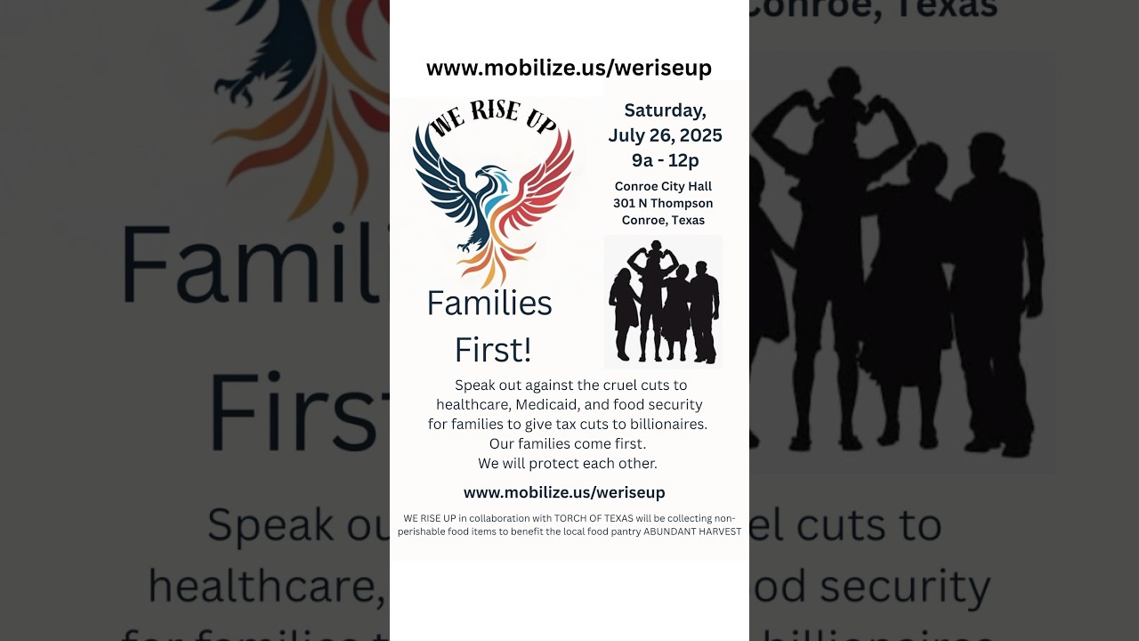 July 26, 2025 9a-12p: Families First Protest