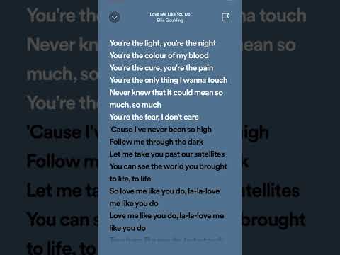 Ellie Goulding - Love Me Like You Do #tiktok #hits #spotifylyrics #trending #viralhits #shorts