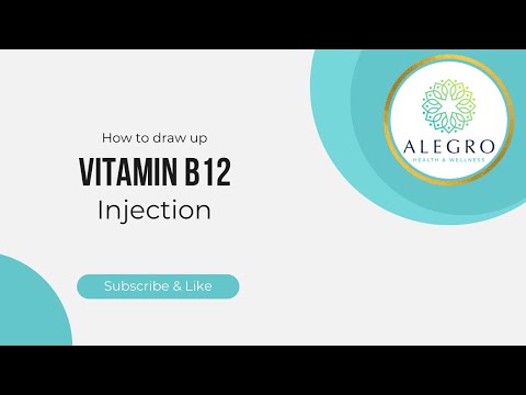 How to draw up Vitamin B12 from the vial