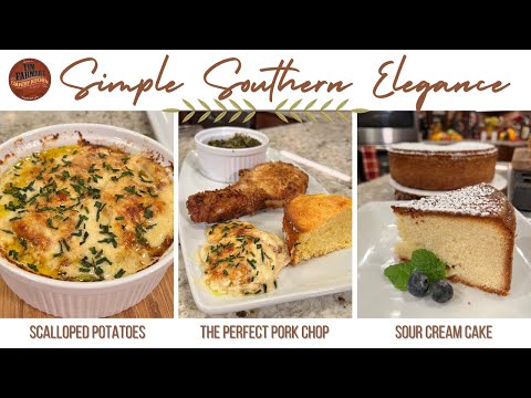 Perfect Pork Chop, Scalloped Potatoes, Sour Cream Cake and The American Chestnut Tree (#1031)