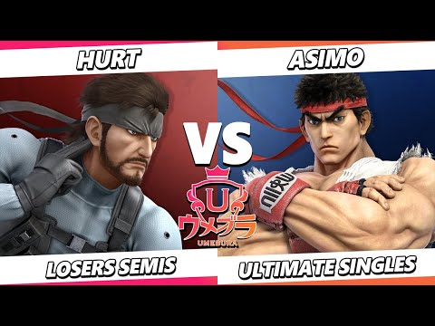 Umebura SP 12 LOSERS SEMIS - Hurt (Snake) Vs. Asimo (Ryu) Smash Ultimate - SSBU