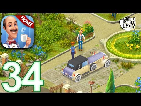 HOMESCAPES Story Walkthrough Gameplay Part 34 - Day 24 Living Room (iOS Android)